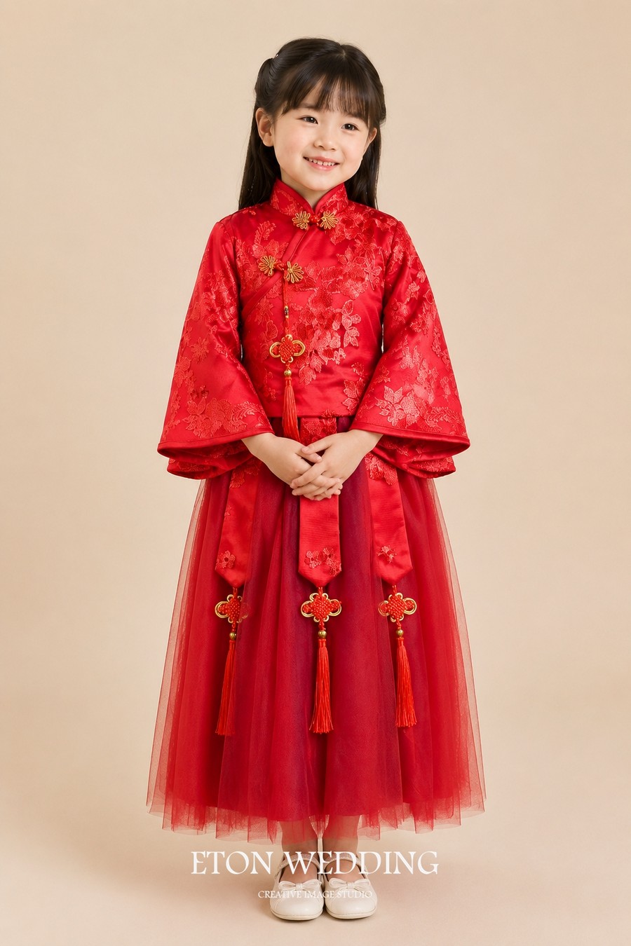 花童服,花童服推薦,花童服出租,女童中式禮服,女童秀禾服,花童服款式